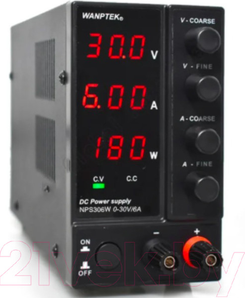 Изображение товара Лабораторный блок питания Wanptek NPS3010W для подключения и тестирования устройств