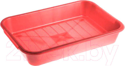 Изображение товара Туалет-лоток Homecat Atlantis с сеткой 36x25.5x9см (рубиновой перламутр)