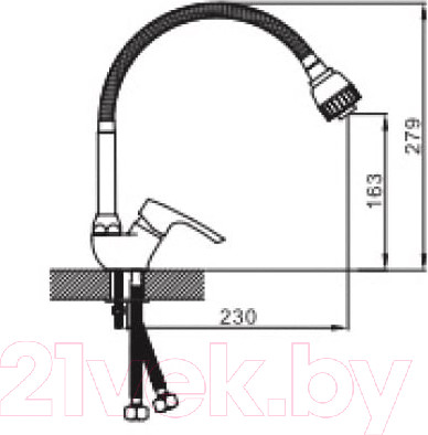 Изображение товара Смеситель Эверест B54-032