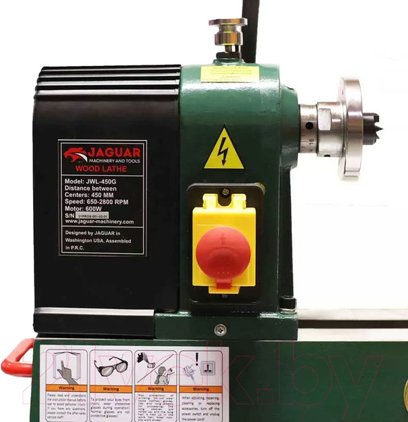 Изображение товара Токарный станок деревообрабатывающий Jaguar Machinery JWL-450G-230V