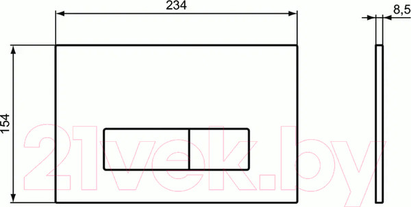 Изображение товара Инсталляция для унитаза Ideal Standard Prosys Frame 120 M R020467 + R0121AA