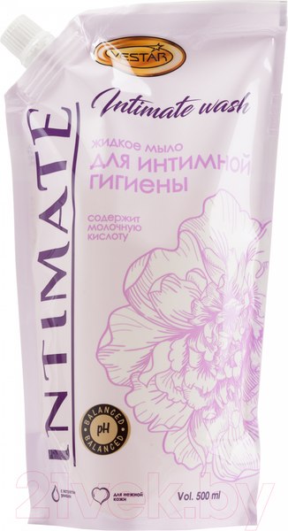 Изображение товара Мыло жидкое для интимной гигиены Vestar Для интимной гигиены дой-пак (500мл)