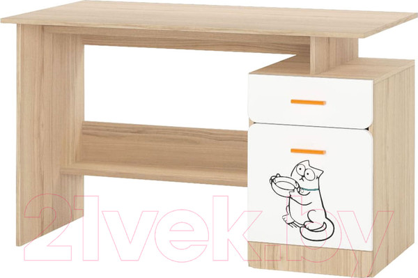 Изображение товара Комплект мебели для спальни Аквилон Кот (туя светлая/белый)