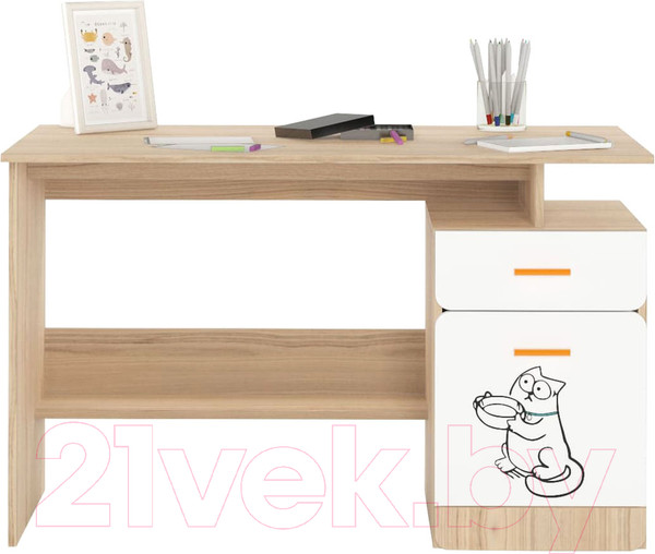 Изображение товара Комплект мебели для спальни Аквилон Кот (туя светлая/белый)