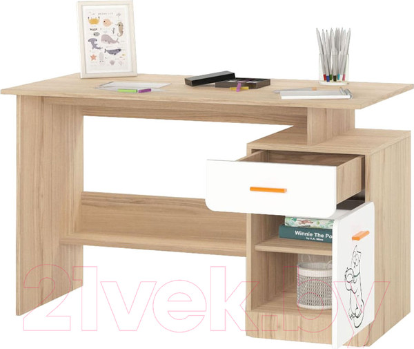 Изображение товара Комплект мебели для спальни Аквилон Кот (туя светлая/белый)