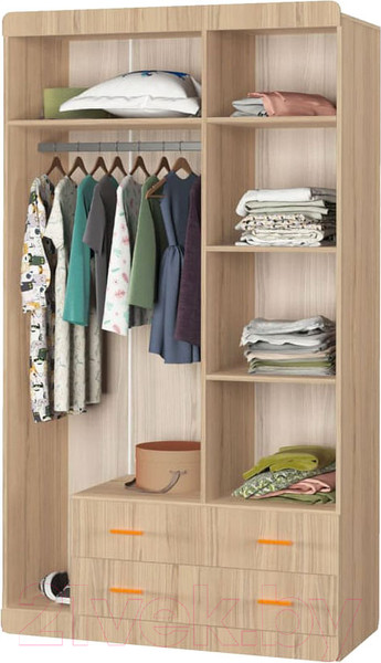 Изображение товара Комплект мебели для спальни Аквилон Кот (туя светлая/белый)