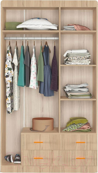 Изображение товара Комплект мебели для спальни Аквилон Кот (туя светлая/белый)