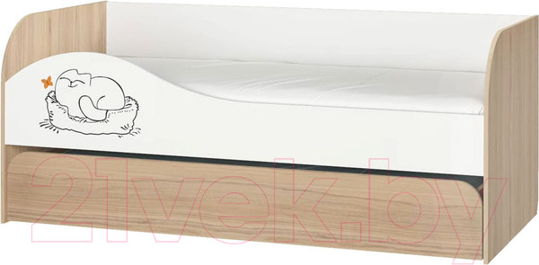 Изображение товара Комплект мебели для спальни Аквилон Кот (туя светлая/белый)