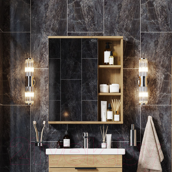 Изображение товара Шкаф с зеркалом для ванной Onika Легран 50.00У (205022)