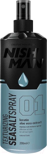 Изображение товара Спрей для укладки волос NishMan SeaSalt Spray (200мл)
