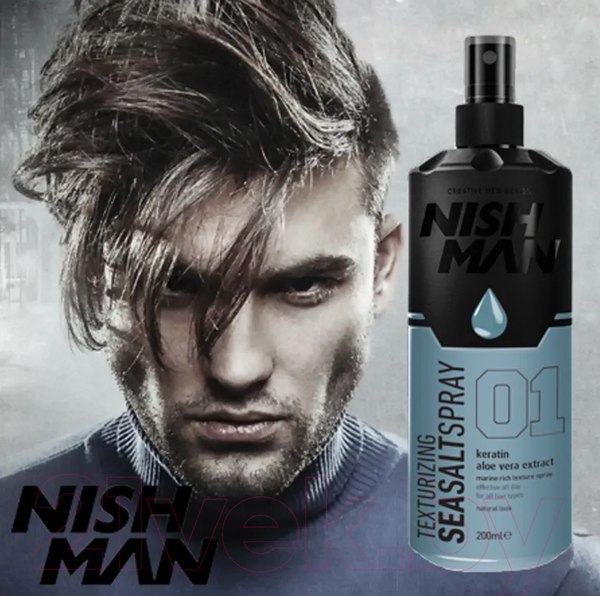 Изображение товара Спрей для укладки волос NishMan SeaSalt Spray (200мл)