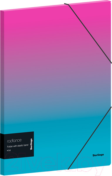Изображение товара Папка для бумаг Berlingo Radiance / FB4_A4002 (розовый/голубой)