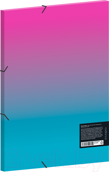 Изображение товара Папка для бумаг Berlingo Radiance / FB4_A4002 (розовый/голубой)