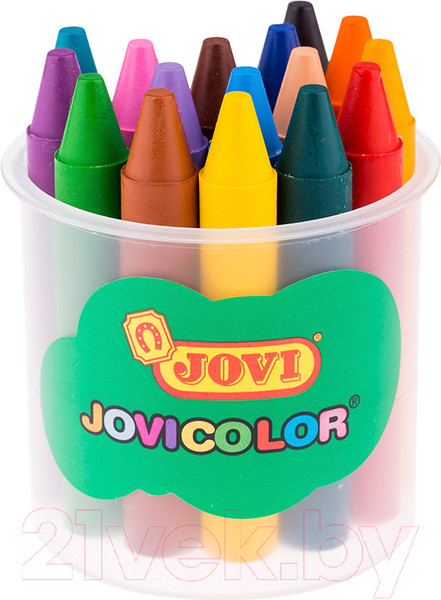 Изображение товара Восковые мелки Jovi 980/16 (16цв)