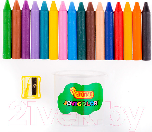 Изображение товара Восковые мелки Jovi 980/16 (16цв)