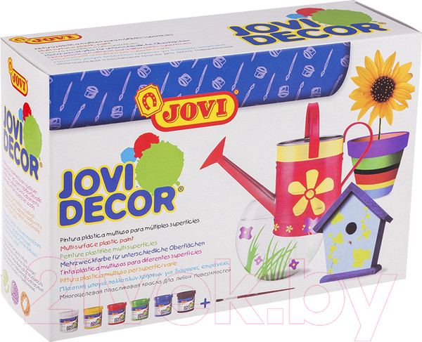 Изображение товара Акриловая краска Jovi 670 (6 цветов, 55мл)