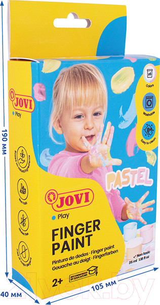 Изображение товара Пальчиковые краски Jovi 540P  (6цв)