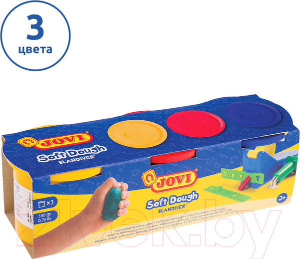 Изображение товара Набор для лепки Jovi 403 (3цв)