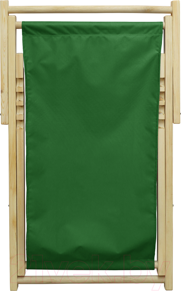 Изображение товара Кресло-шезлонг складное КомфортПром 86х75х90см / 11114055 (зеленый)