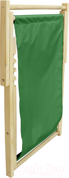 Изображение товара Кресло-шезлонг складное КомфортПром 86х75х90см / 11114055 (зеленый)