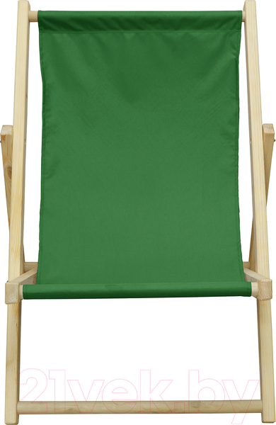 Изображение товара Кресло-шезлонг складное КомфортПром 86х75х90см / 11114055 (зеленый)
