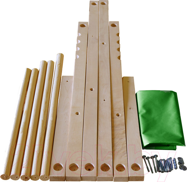 Изображение товара Кресло-шезлонг складное КомфортПром 86х75х90см / 11114055 (зеленый)