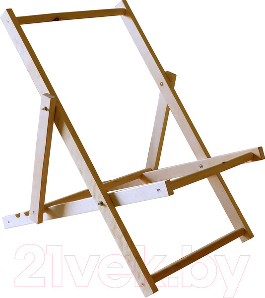 Изображение товара Кресло-шезлонг складное КомфортПром 86х75х90см / 11114057 (бежевый)