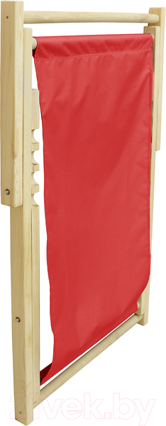 Изображение товара Кресло-шезлонг складное КомфортПром 86х75х90см / 11114056 (красный)