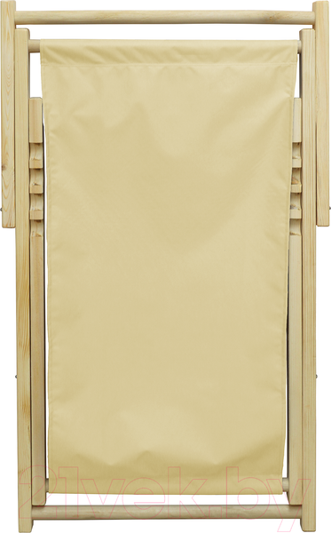 Изображение товара Кресло-шезлонг складное КомфортПром 86х75х90см / 11114057 (бежевый)