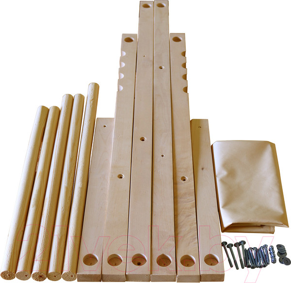 Изображение товара Кресло-шезлонг складное КомфортПром 86х75х90см / 11114057 (бежевый)