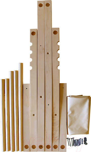 Изображение товара Кресло-шезлонг складное КомфортПром 86х75х90см / 11114057 (бежевый)