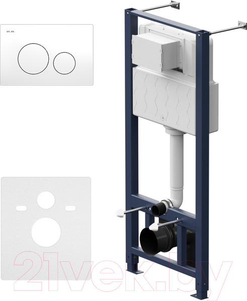 Изображение товара Инсталляция для унитаза AM.PM I012704.9001 (с кнопкой смыва)