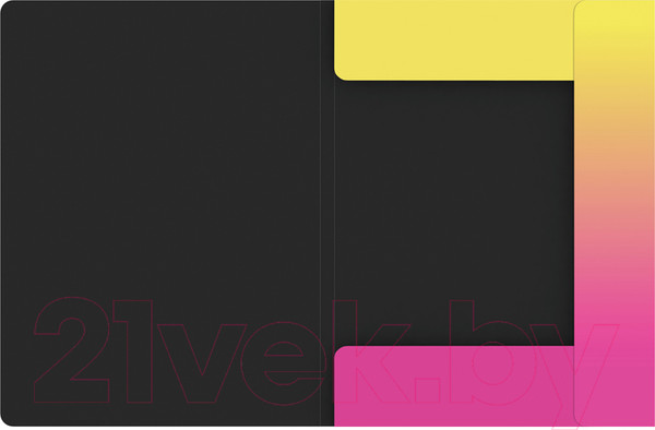 Изображение товара Папка для бумаг Berlingo Radiance / FB4_A4001 (желтый/розовый)