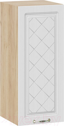 Изображение товара Шкаф навесной для кухни ТриЯ Бьянка 1В3 (дуб крафт золотой/дуб белый)