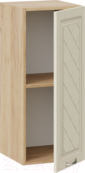 Изображение товара Шкаф навесной для кухни ТриЯ Бьянка 1В3 (дуб крафт золотой/дуб ваниль)