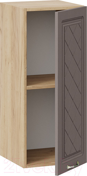 Изображение товара Шкаф навесной для кухни ТриЯ Бьянка 1В3 (дуб крафт золотой/дуб серый)