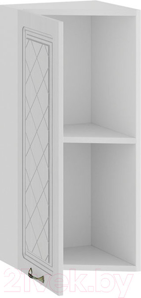 Изображение товара Шкаф навесной для кухни ТриЯ Бьянка 1В3Т (белый/дуб белый)