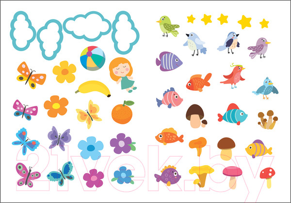 Изображение товара Набор развивающих книг Мозаика-Синтез Активити с наклейками. Комплект 0+ / МС12136