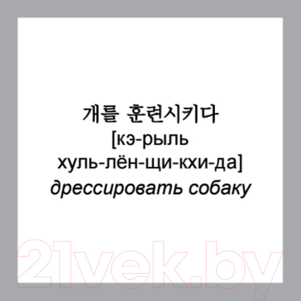 Изображение товара Развивающие карточки Питер 500 самых нужных корейских слов и фраз