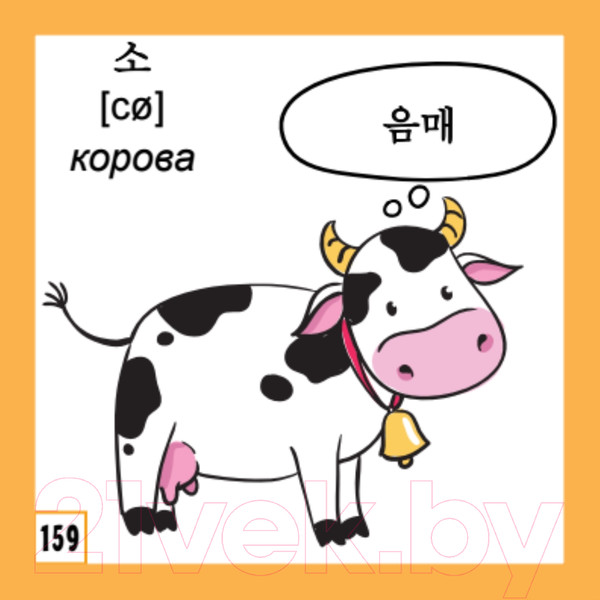 Изображение товара Развивающие карточки Питер 500 самых нужных корейских слов и фраз