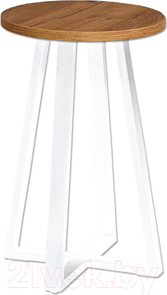 Изображение товара Журнальный столик Millwood Лофт CT-4 Л (дуб табачный Craft/металл белый)