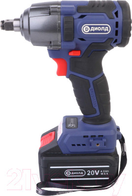 Изображение товара Аккумуляторный гайковерт Диолд ГЭА-20 ЛИ-01 / 10300031 (кейс)