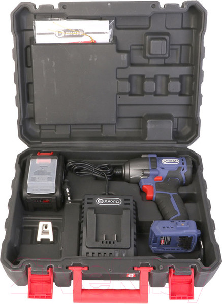 Изображение товара Аккумуляторный шуруповерт Диолд ГЭА-20 ЛИ-02 / 10300041 (кейс)