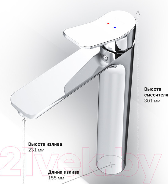 Изображение товара Смеситель AM.PM X-Joy F85A92000