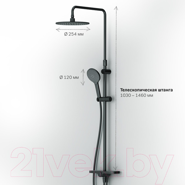 Изображение товара Душевая система AM.PM Like F0780222