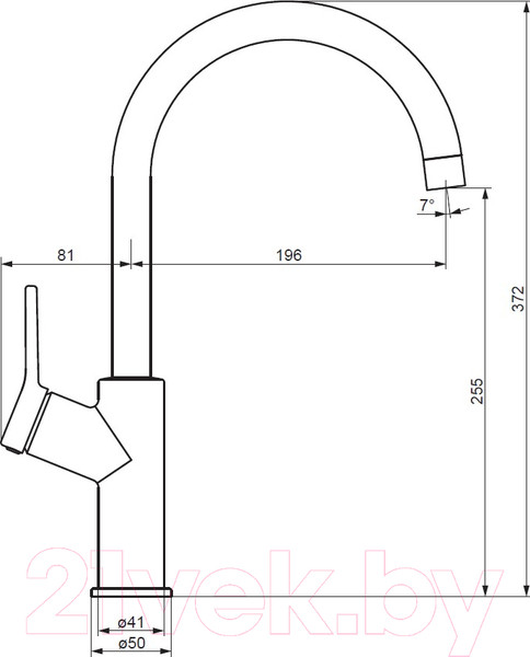 Изображение товара Смеситель Damixa Eclipse DX310720300
