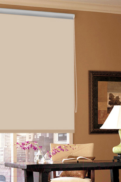 Изображение товара Рулонная штора Эскар Blackout 73x160 / 390090731701 (бежевый)