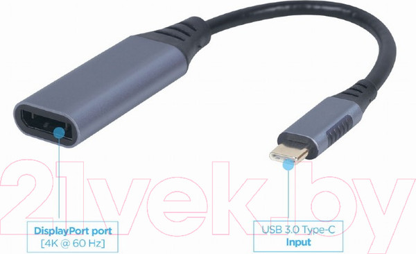 Изображение товара Адаптер Gembird A-USB3C-DPF-01