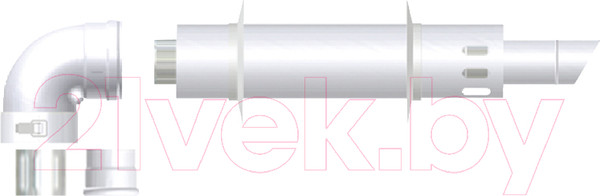 Изображение товара Дымоход для котла Termica Коаксиальный 60/100 / KIT05DA