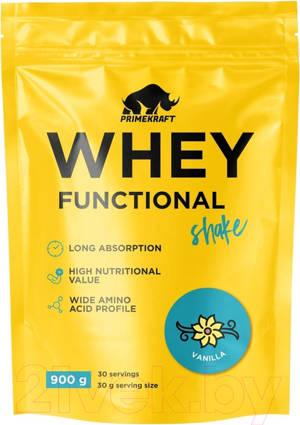Изображение товара Протеин Prime Kraft Whey Functional Shake Ваниль  (900г)
